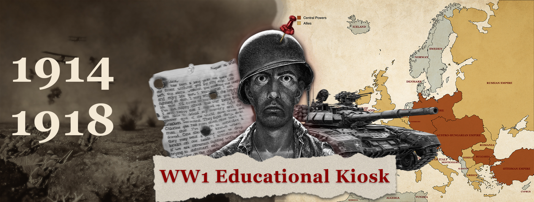 WW1 Educational Kiosk